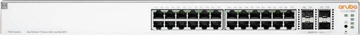 Actual product image HPE Aruba Instant On 1930 PoE 4SFP/SFP+ Switch (28 Ports)