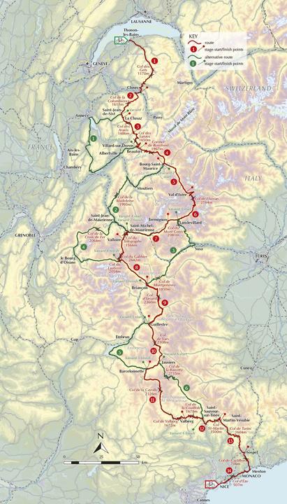 Produktbild Cycling the Route des Grandes Alpes (Englisch, Giles Belbin, 2022)