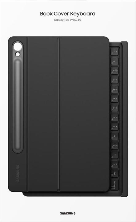 Produktbild Samsung Book Cover Keyboard (DE, Galaxy Tab S9, Galaxy Tab S9 FE)