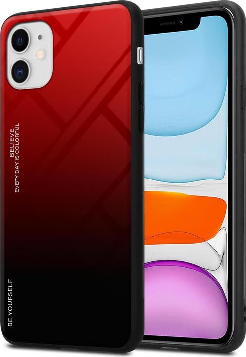 Productafbeelding Cadorabo TPU 2 kleuren glasdekking (Apple iPhone 11)