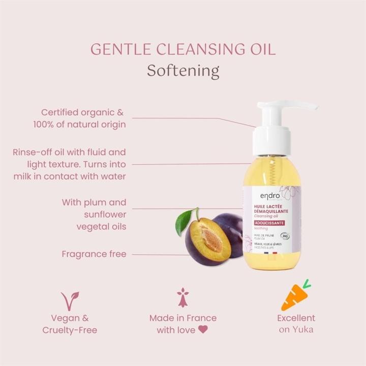 Produktbild Endro Cosmétiques Reinigungsöl natürlich sanft 100 ml (Öl, 100 ml)