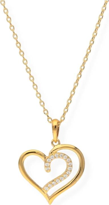 Actual product image Carat Hearts (Brass Plaqué Or, 42 cm)