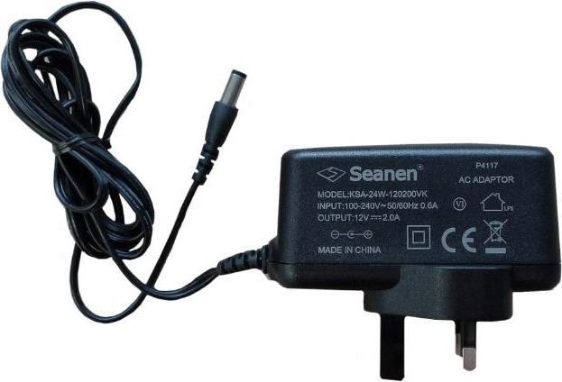PC Engines AC12VUK2 - Adaptateur secteur avec prise britannique