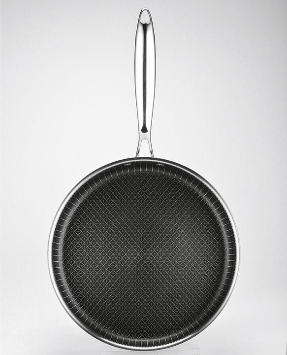 Immagine prodotto Livington Titan Pan (26.50 cm, Padella per friggere, Acciaio inossidabile, Alluminio)