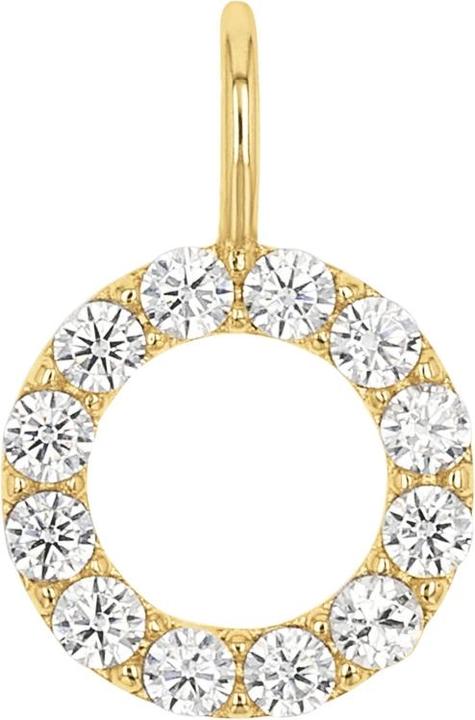 Immagine prodotto Amor Ciondolo Cupido da donna, oro 375, zirconi sintetici. (Oro 375, 9 ct)