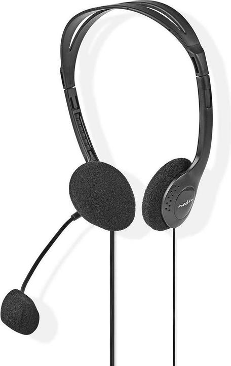 Immagine prodotto Nedis Cuffie per PC, auricolari, 2 spinotti, 3,5 mm, nero