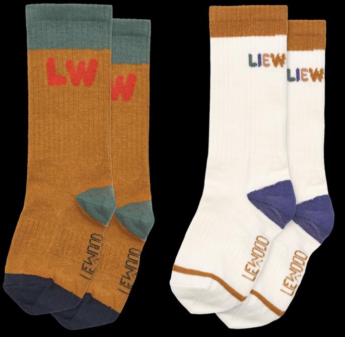Liewood 2Pack Socken Annette Creme Golden (2er Pack, 19 - 21)