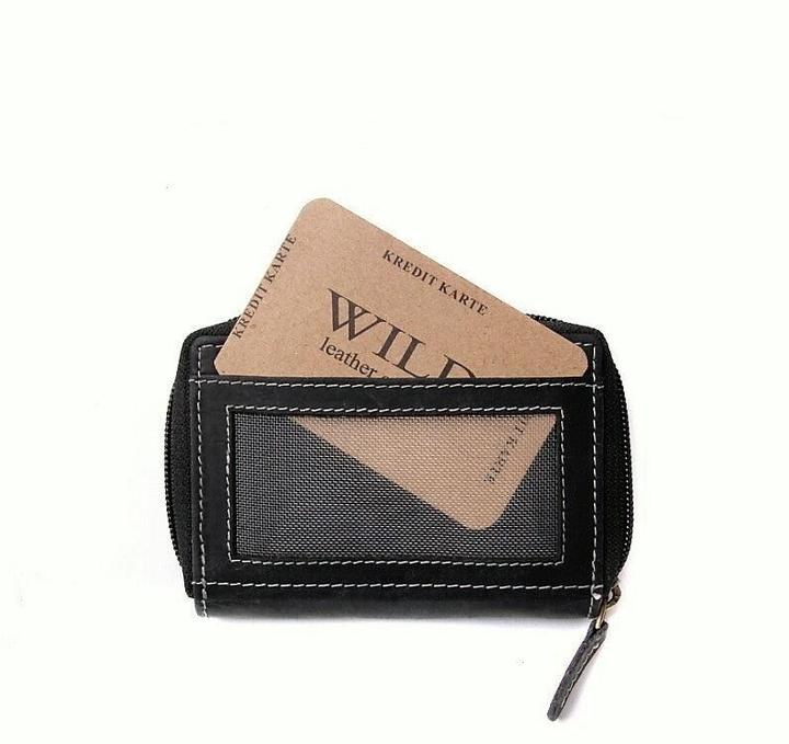 Image du produit A. WILD Porte-cartes Mini porte-monnaie en cuir No.4