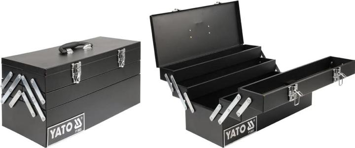 Actual product image Yato Steel tool box 460 x 200 x 225 mm