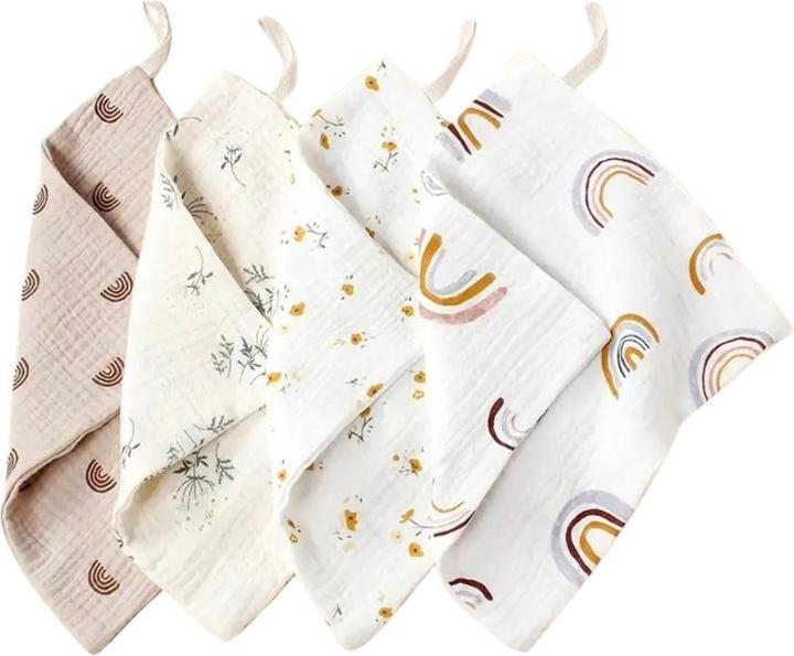 Produktbild Milkii Waschlappen-Set aus zweischichtiger Musselin-Baumwolle, XL