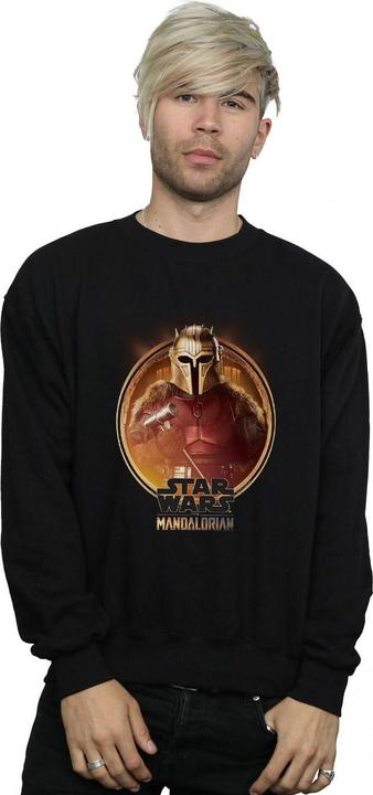 Actual product image Star Wars Mens The Mandalorian The Armorer Framed Sweatshirt (4XL)