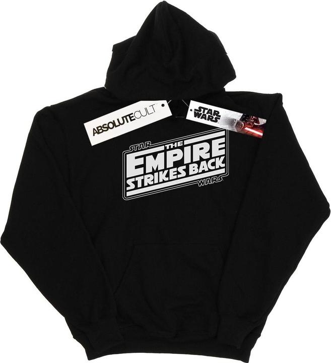 Actual product image Star Wars Boys The Empire Strikes Back Logo Hoodie (140, 146)
