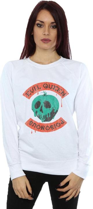 Actual product image Disney Womens/Ladies Poisonous Skull Apple Sweatshirt (L)