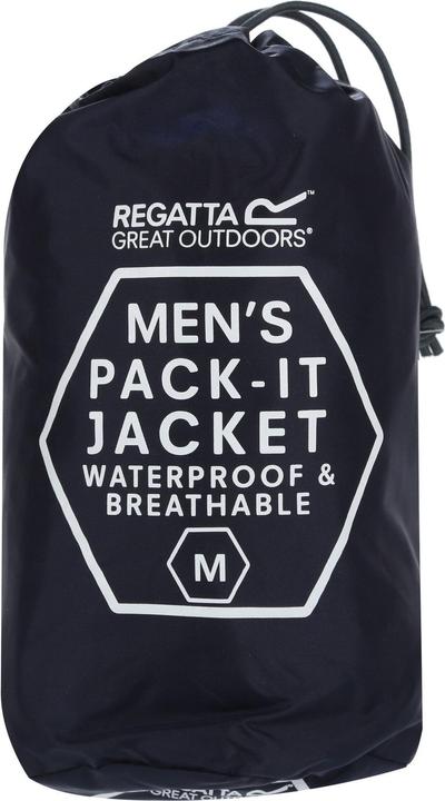Actual product image Regatta Mens Pack It III Waterproof Jacket (XS)