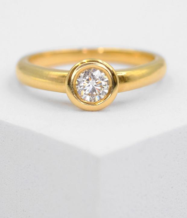 Actual product image Muau Solitaire (54, 750/18 K Gold)