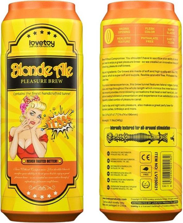 Immagine prodotto Lovetoy Masturbatore per vagina Blonde Ale