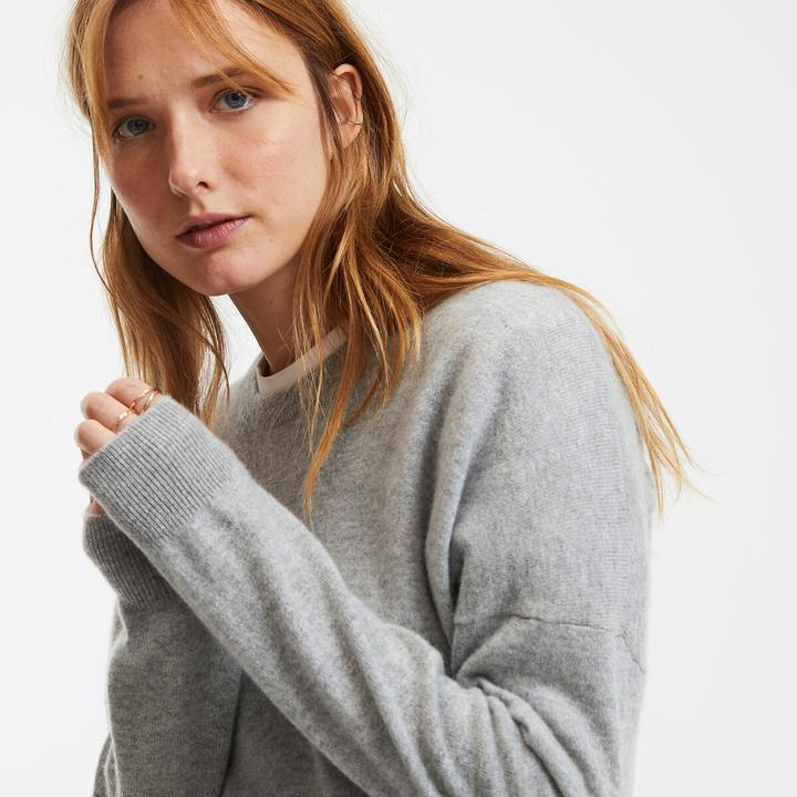 Produktbild La Redoute Collections Kaschmir-Pullover mit rundem Ausschnitt (S)