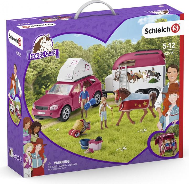 Produktbild Schleich Abenteuer mit Auto und Pferdeanhänger