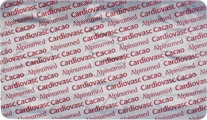 Nutritional values and ingredients Alpinamed Cardiovasc Cacao Caps 90 Capsules (90 Piece, Capsules, 93 g)