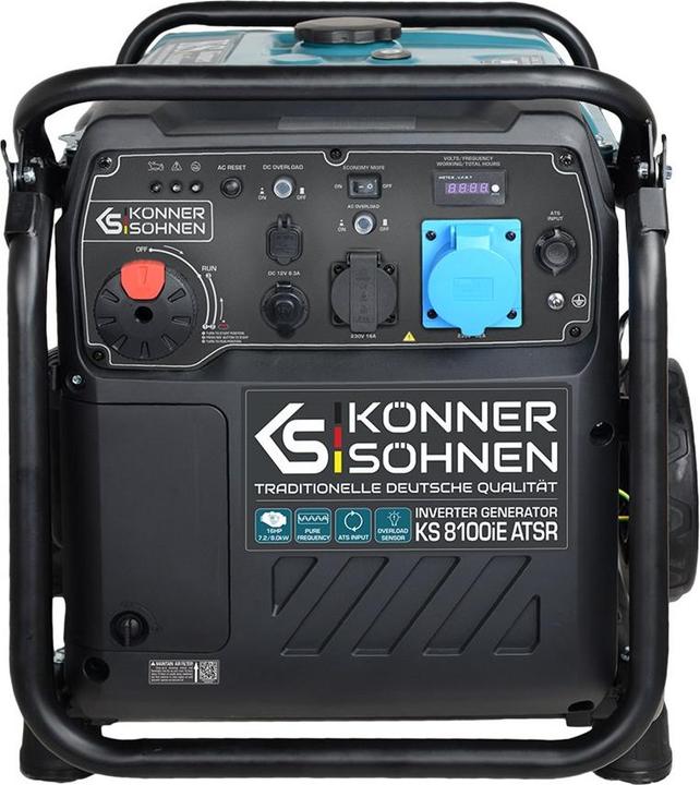 Actual product image Könner & Söhnen Inverterio Generator Ks 8100ie Atsr (7200 W, 1.10 l)