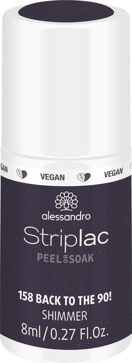Actual product image Alessandro Striplac Peel or Soak - Back to the 90s! (Purple, Grey, Peelable nail polish)
