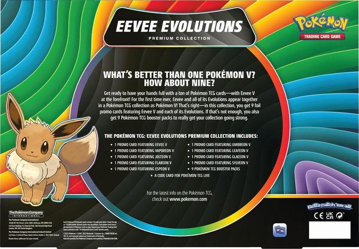 Actual product image Pokémon TCG: Eevee Evolutions Premium Collection Box (English, Box Set & Collection)