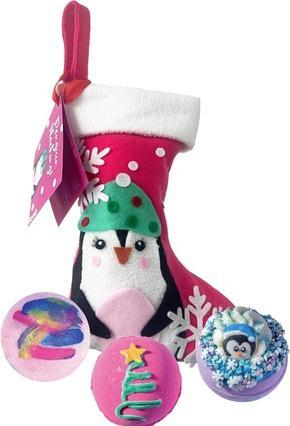 Immagine prodotto Bomb Cosmetics Bombe da bagno artigianali di Natale con calza di pinguino