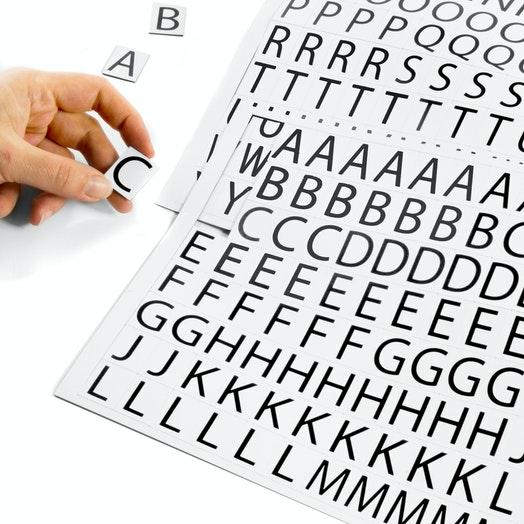 Produktbild Supermagnete Buchstaben (2 x)
