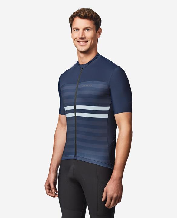 Produktbild Van rysel Rennrad Fahrradtrikot Sommer kurzarm Herren Slimfit Endurance 2 dunkelblau (L)