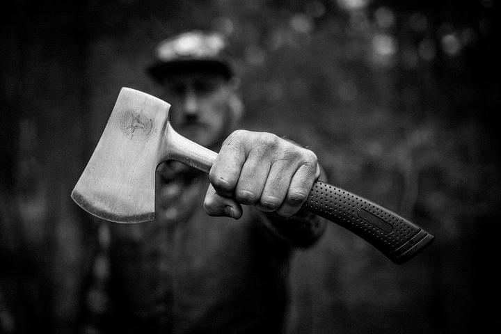 Actual product image Ochsenkopf All-steel hatchet
