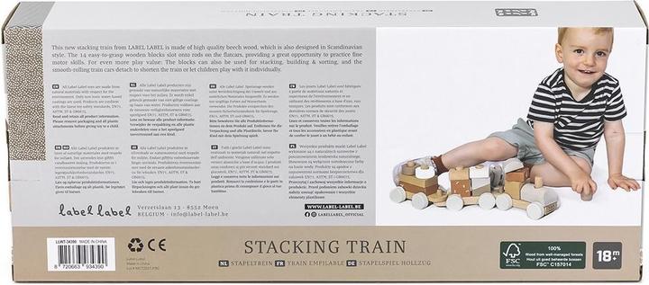 Produktbild Label Label Eisenbahn aus Holz – Nougat