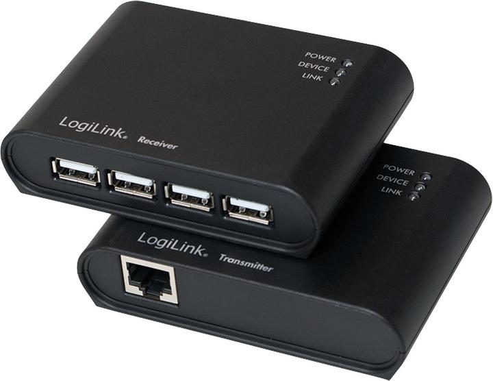 Produktbild LogiLink USB 2.0 RS232 Adapterkabel, schwarz, 1,5 m Anschlüsse: USB-A Stecker, DB9 Stecker (1.50 m)