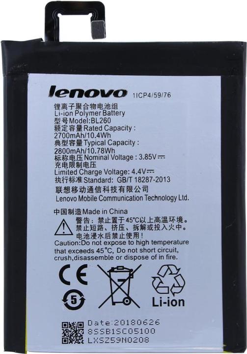 Immagine prodotto Lenovo Batteria BL-260 - 2700mAh