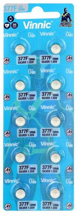 Image du produit Vinnic 377F - 10 piles bouton (10 pcs)