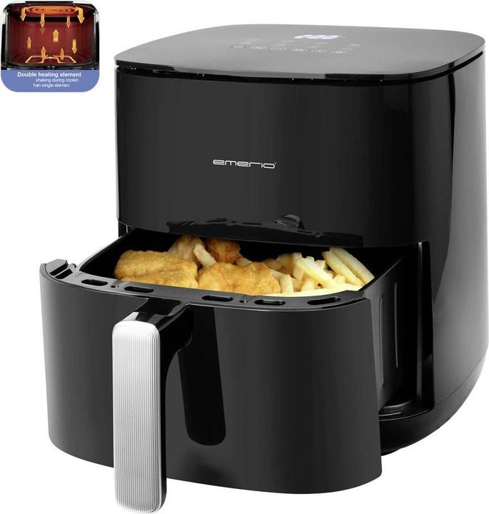 Produktbild Emerio AF-131797.1 Heissluft-Fritteuse 5 l 2000 W BPA-frei, Timerfunktion Schwarz