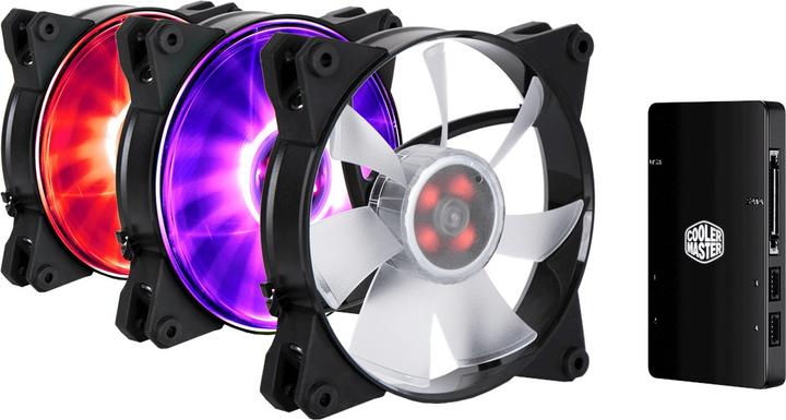 Actual product image Cooler Master MasterFan Pro 120 Air Flow RGB computer case fan (120 mm, 1 x)