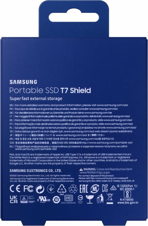 Produktbild Samsung T7 Shield (2000 GB)