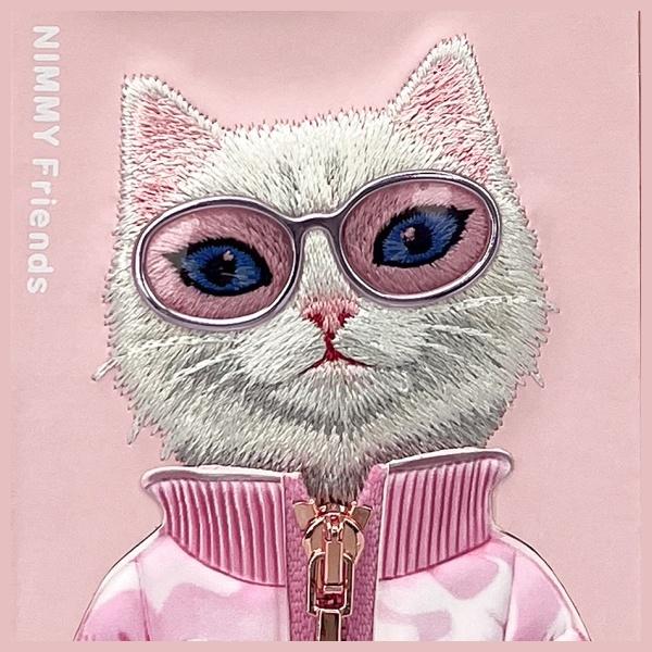 Immagine prodotto Prestigio Nimmy case iPhone 16 Pro 6.3" pink Cool&Cute 2.0 Cat (Apple iPhone 16 Pro)