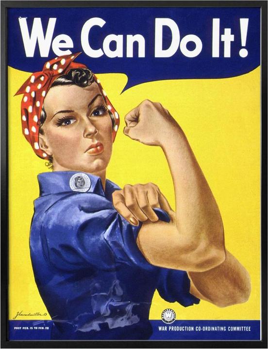 Produktbild Trenddeko Vintage We can do it (24 x 30 cm)