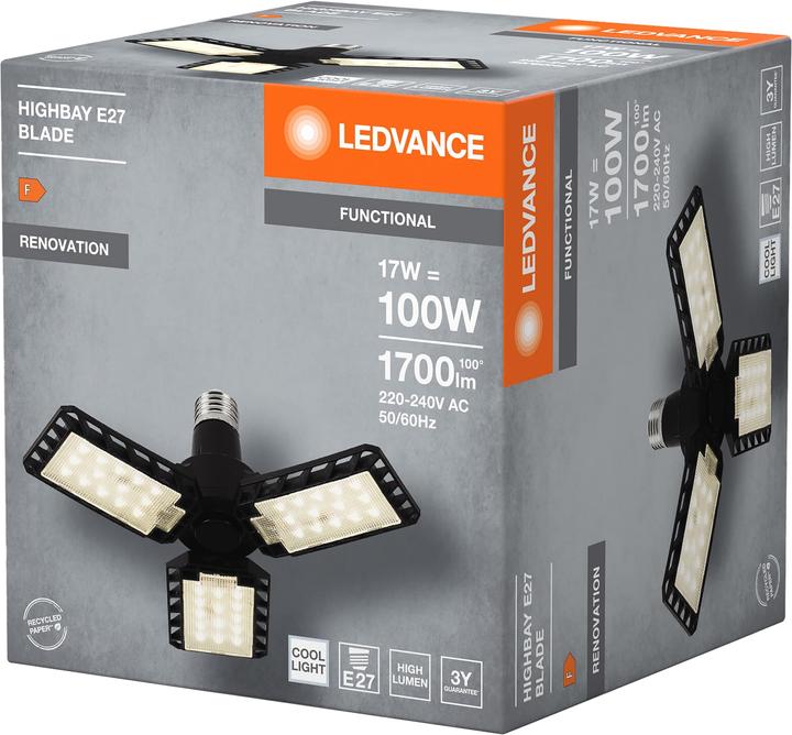 Image du produit Osram OSRLED E27 17W 1.500lm 4.000K (E27, 17 W, 1700 lm, 1 x, F)