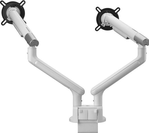 Actual product image One for All Monitor mount design dual white (Table, 35")