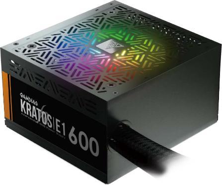 Image du produit Gamdias Alimentation ATX Kratos E1-600 RGB - 600W (Noir) (600 W)