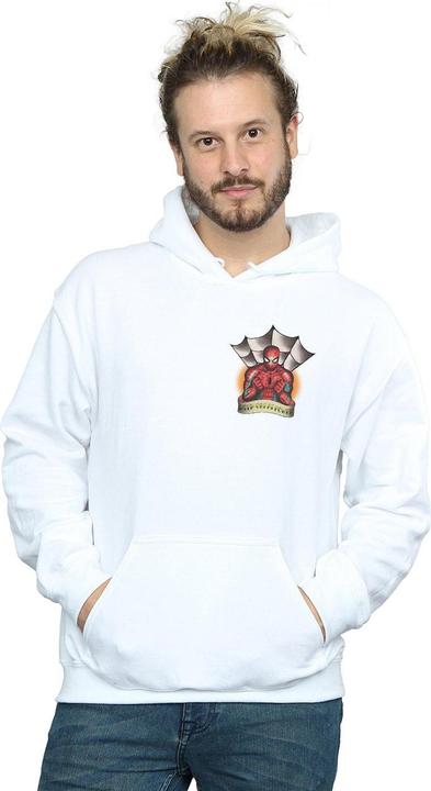 Produktbild SpiderMan Tattoo Breast Print Kapuzenpullover (M)