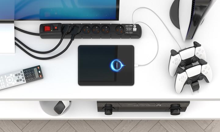 Actual product image Acar Surge Protector S6 USB A+C 6x French Pd