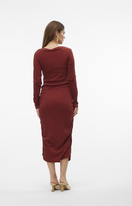 Actual product image Mamalicious Mlemily June Ls Jrs Midi Dress 2f Noos (XL)