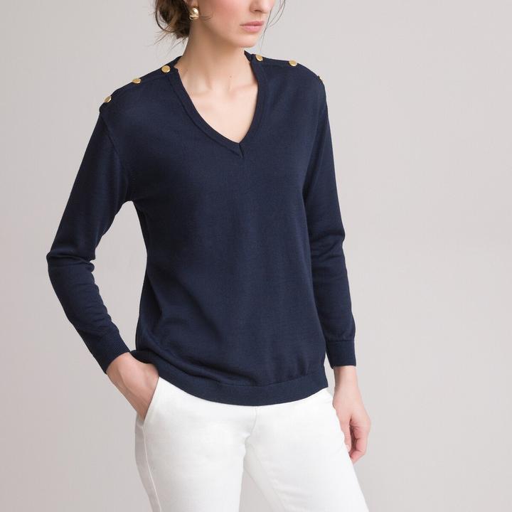 Actual product image Anne Weyburn Fine knit jumper (42)