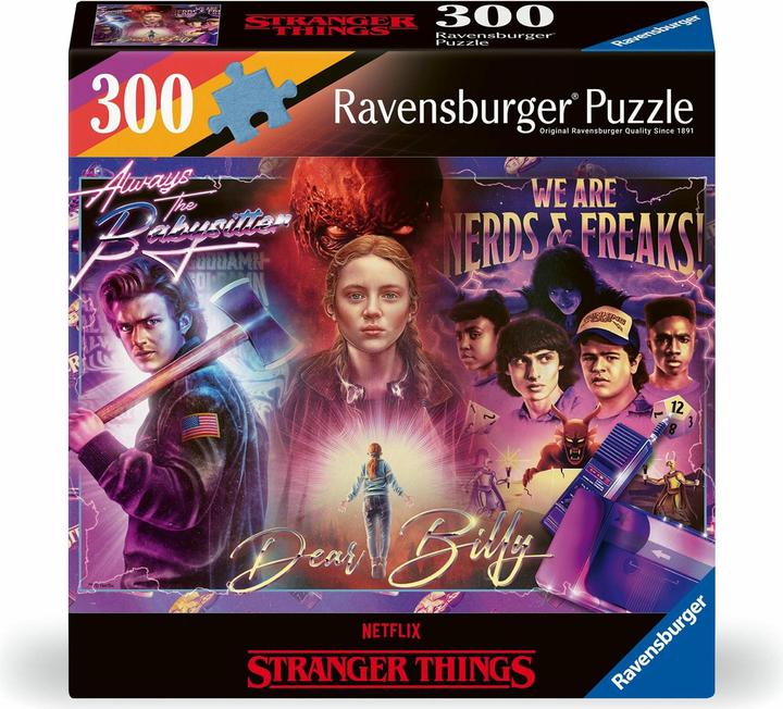 Immagine prodotto Ravensburger Puzzle 12001226 - Stranger Things - Puzzle di Netflix da 300 pezzi per adulti e bambini (300 pezzi)