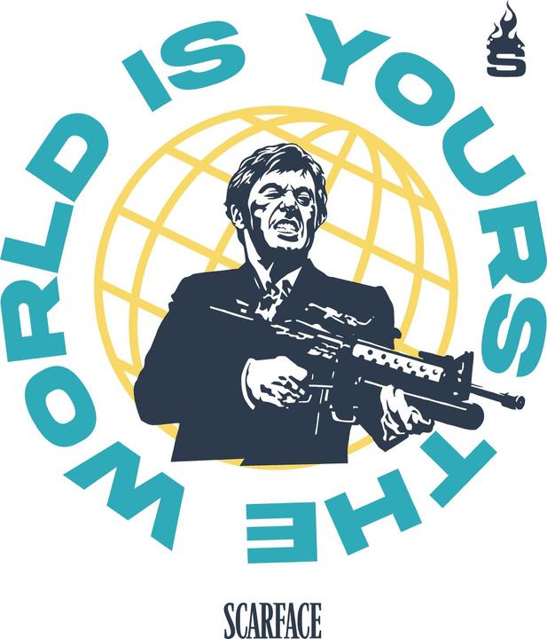 Produktbild Universal Textiles The World Is Yours TShirt (XXL)