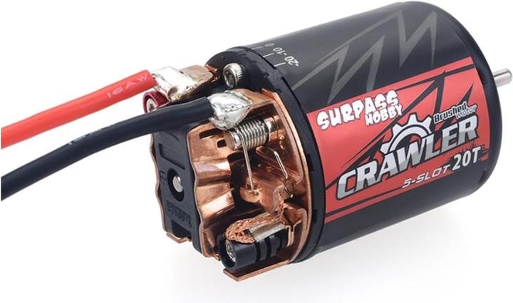 Actual product image Surpass Hobby Brushed Motor Surpass Crawler 540 20T 5-Slot, 11100 RPM