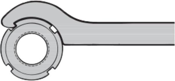 Image du produit Amf Clé à ergot avec nez (75 mm, 68 mm, 70 mm, 74 mm, 71 mm)